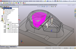 SolidCAM. Фрезерование 2.5D. Обработка с заданным углом и доработка