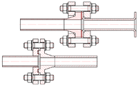 Фланцевые соединения 2D