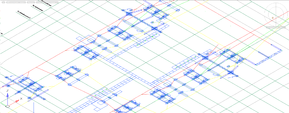 Компоновка оборудования в 2D-режиме модели