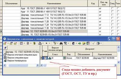 Рис. 1. Спецификация к схеме расположения фундаментов