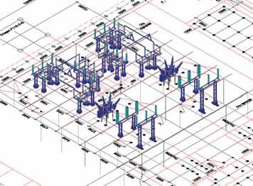 Установка бакового элегазового выключателя 362PMI на опоре