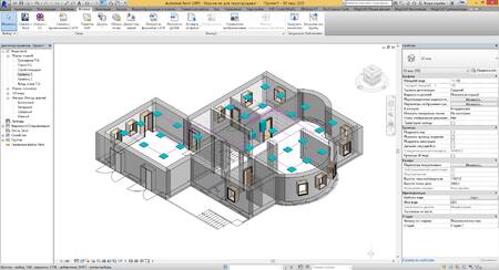 3D-модель nanoCAD, экспортированная в Revit