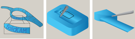 SolidCAM. Фрезерная 5D-обработка. Стратегии обработки: «Гравирование», «Полость с поднутрением», «Лопатка турбины»