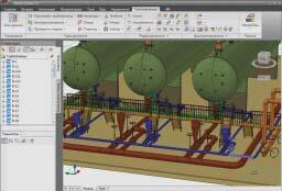 Рис. 1. Трехмерная модель Model Studio CS, передаваемая в программу Гидросистема