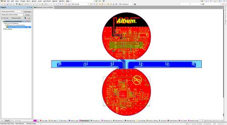 Рис. 12. Готовая ПП в Altium Designer