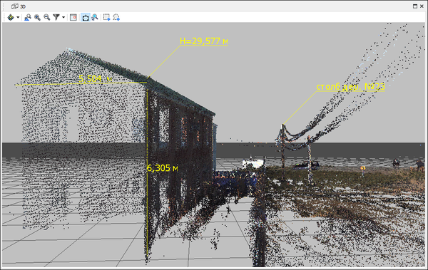 Рис. 16. Подписи в 3D-окне