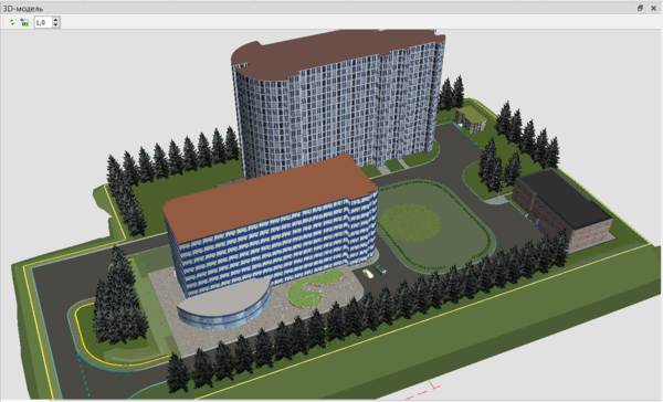 Рис. 12. Информационная модель объекта. 3D-тела