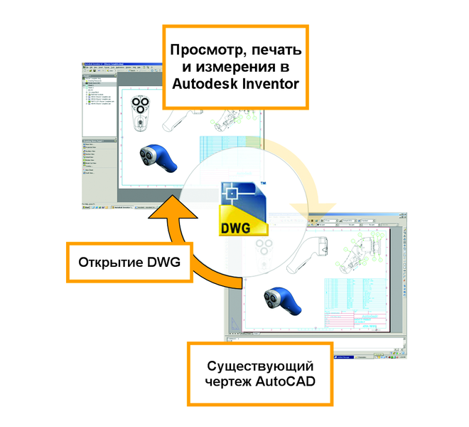 Открытие DWG-файлов