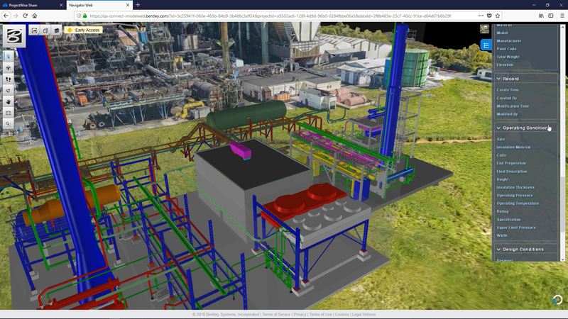 PlantSight объединяет данные из разных 3D-моделей, включая модели реальности, в единой визуализации, что позволяет быстро получить доступ к ранее недоступной информации