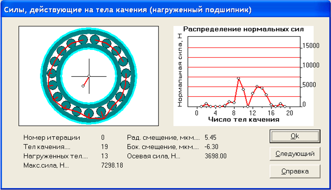 Расчет подшипника в модуле APM Bear