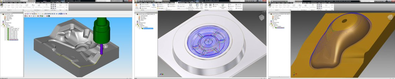 InventorCAM HSM. Стратегии: «По границам», «Эквидистантная», «Эквидистантный отступ»