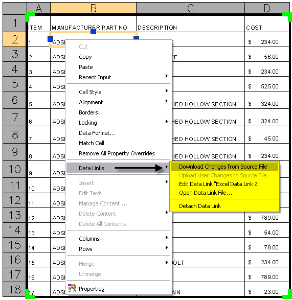 Работа с таблицами MS Excel