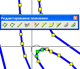 Редактирование полилинии