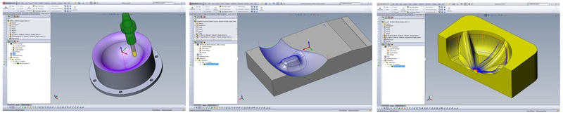 SolidCAM HSM. Стратегии: «Спиральная», «Морфинг», «Радиальная»