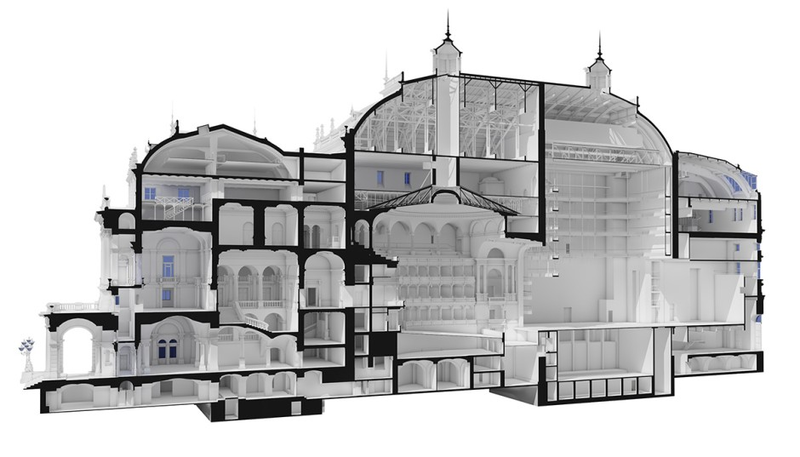 3D-сечение окончательной модели в Archicad | © CÉH