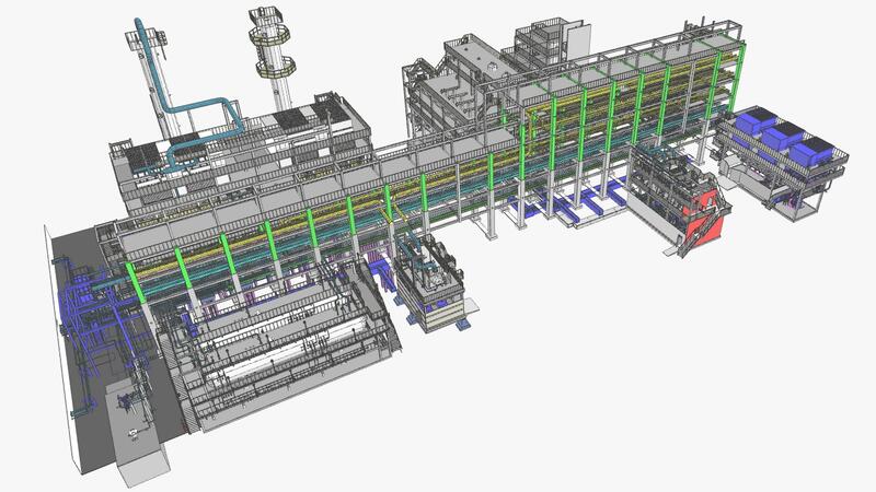 Рис. 1. 3D-модель химической установки