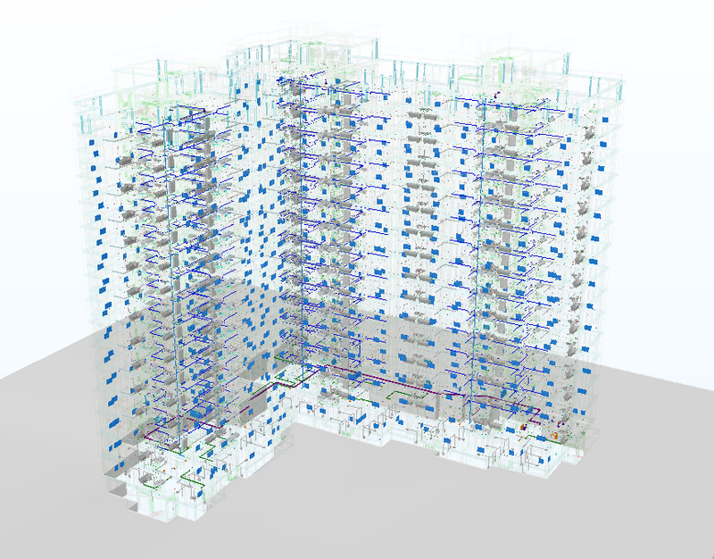 Сформированная 3D-модель по нескольким дисциплинам