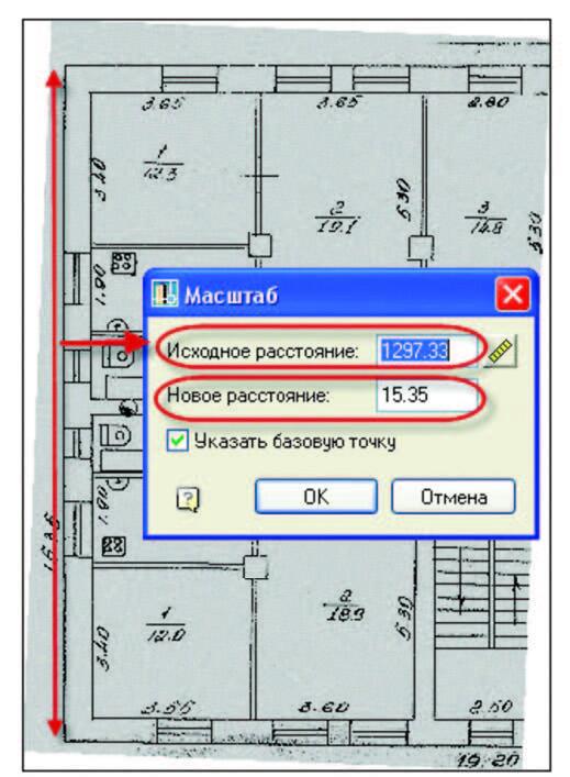 Рис. 2. Масштабирование