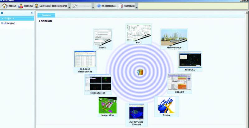 Рис. 3. 4D-Explorer версии Rome