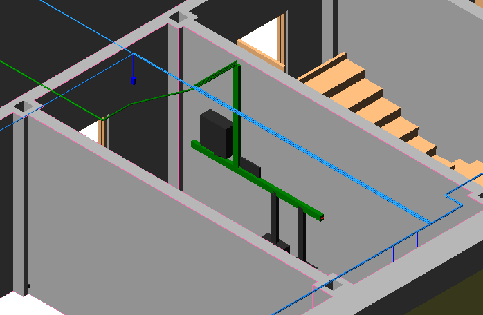 Шкаф в 3D-модели