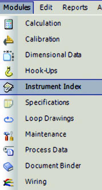 Рис. 5. Модули SmartPlant Instrumentation