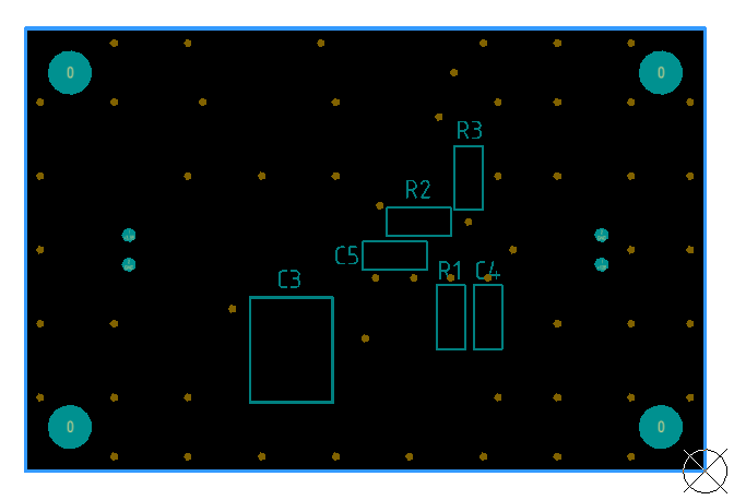 Рис. 6. Сформированный в Altium Designer вид снизу сборочного чертежа