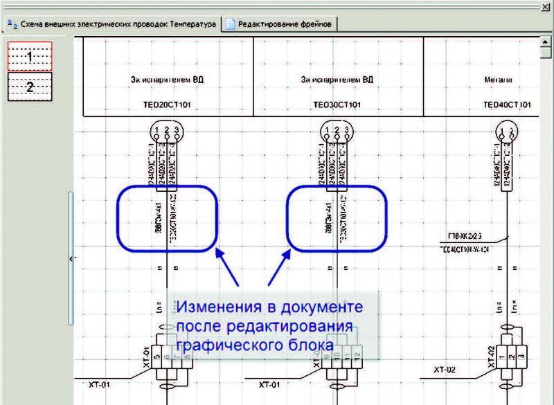 Рис. 7. Изменения в документе после редактирования графического блока