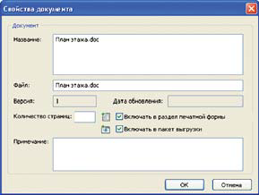 Рис. 9. Свойства документа
