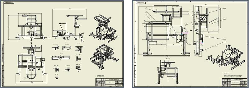 Рис. 11. Примеры сборочных чертежей изделия