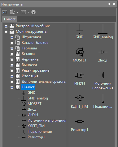 Рис. 19. Готовый набор инструментов