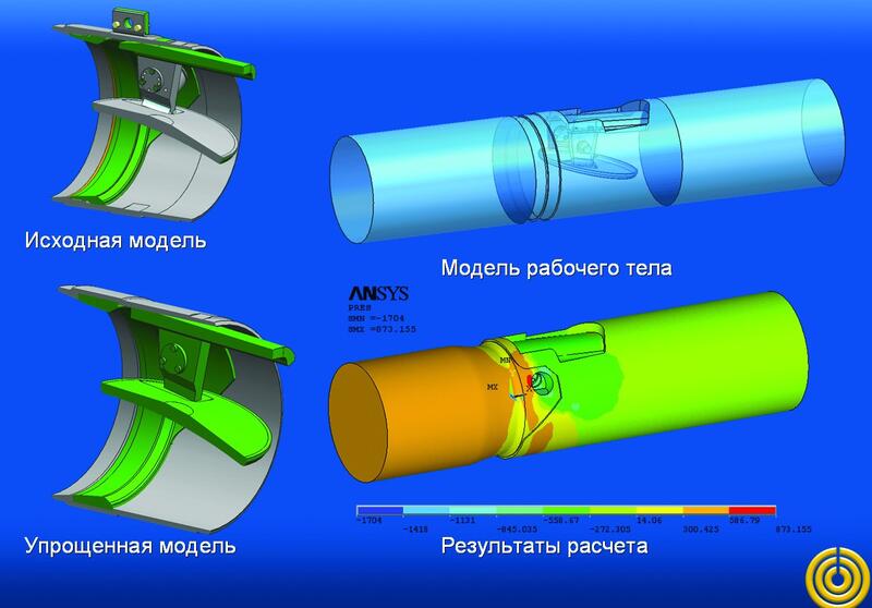 Рис. 4. Ассоциативная передача геометрии в расчетные системы