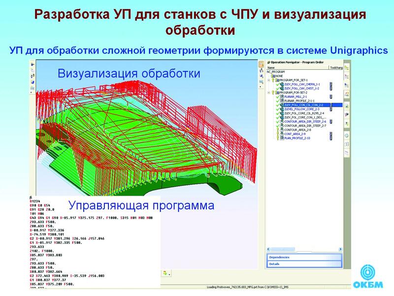 Рис. 9. Визуализация обработки изделия